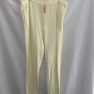NWT SKIMS WO SIZE 4X CREAM WAFFLE KNIT  JOGGER PANT LOUNGE PANT POCKETS‎ NEW